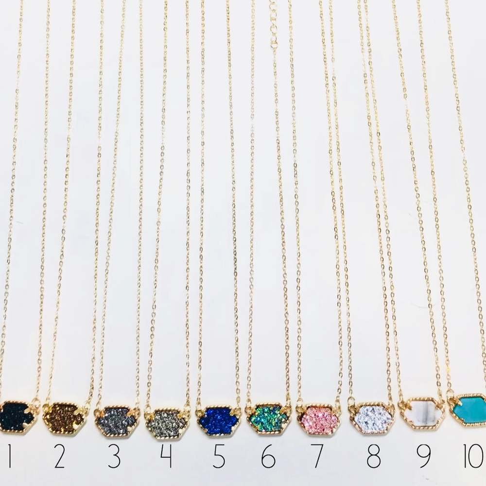 Druzy Stone Necklace